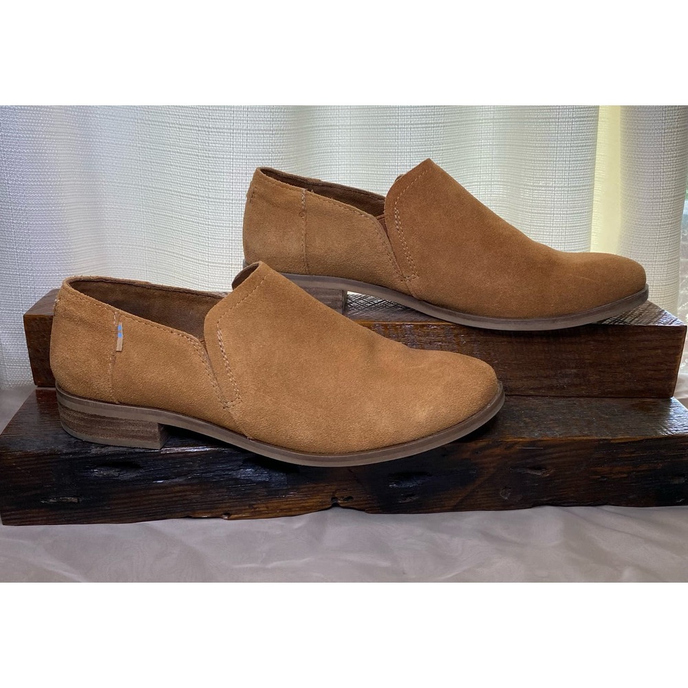 Women’s Tom’s Shaye Carmel Suede Booties Sz. 7.5